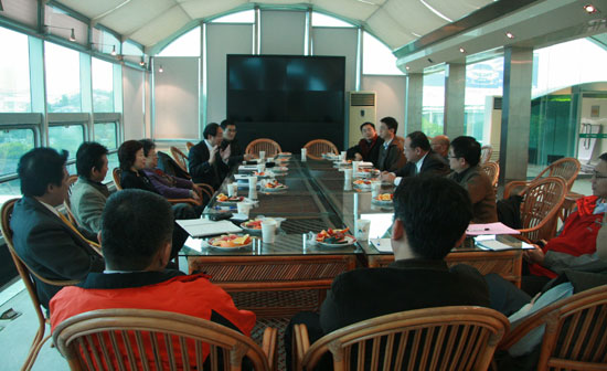 臺灣云嘉經貿訪問團與中脈洽談合作