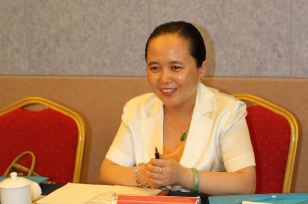 副董事長梁浩女士作重要講話 副董事長梁浩女士作重要講話