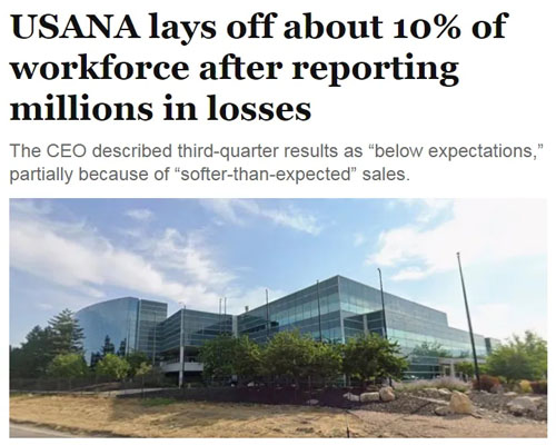 主動調整業務規模!USANA宣布裁員10%
