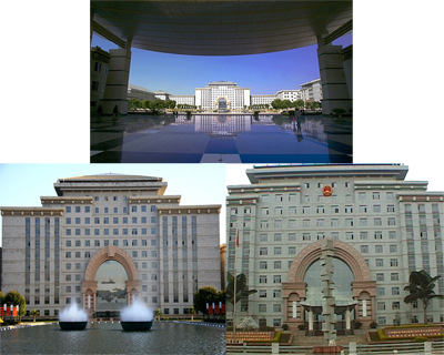 圖片03:傳銷等人反復強調,蒙自的人力資源連鎖項目是國家西部大開發戰略的一部分,為讓新人相信,甚至在當地的豪華政府廣場上做起了文章。 圖片03:傳銷等人反復強調,蒙自的人力資源連鎖項目是國家西部大開發戰略的一部分,為讓新人相信,甚至在當地的豪華政府廣場上做起了文章。